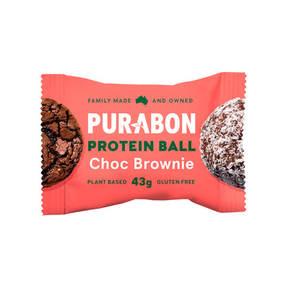 Purabon Chocolate Brownie Protein Ball - 43g