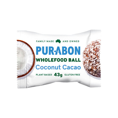 Purabon Coconut Cacao Wholefood Ball - 43g
