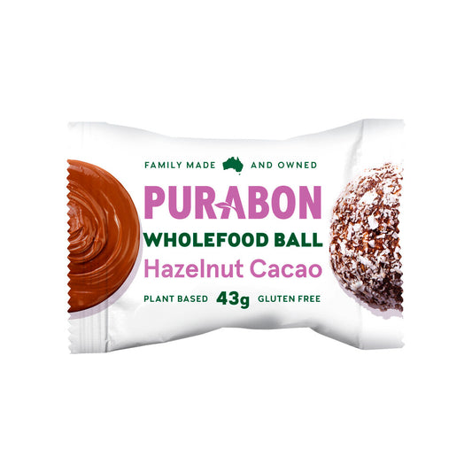 Purabon Hazelnut Cacao Wholefood Ball - 43g