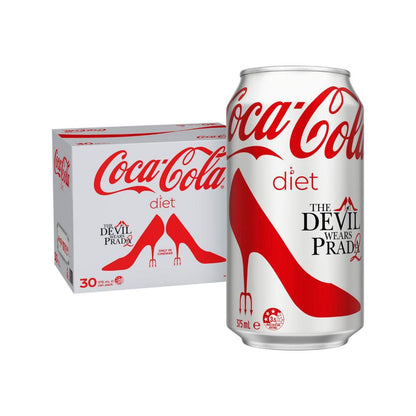 Coca-Cola Diet Soft Drink Multipack Cans 30x375ml
