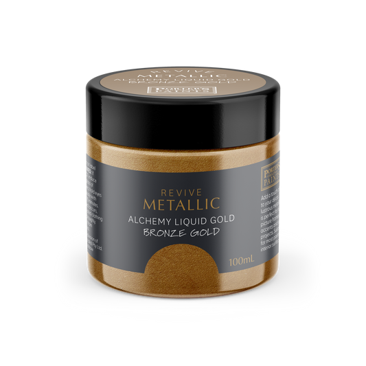 Porters Metallic Furniture Paint - 100ml - Bronze Gold