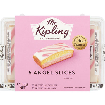 Mr Kipling Cake Angel Slices 6 Pack
