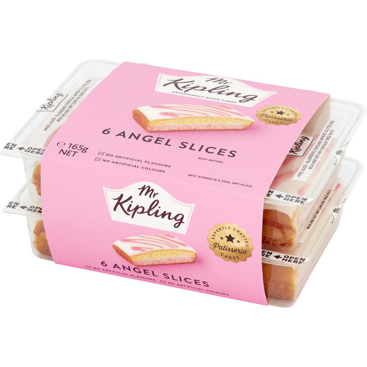 Mr Kipling Cake Angel Slices 6 Pack