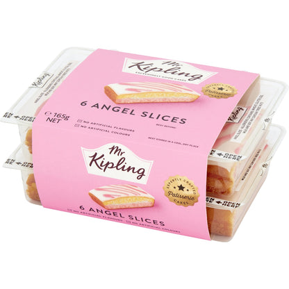 Mr Kipling Cake Angel Slices 6 Pack