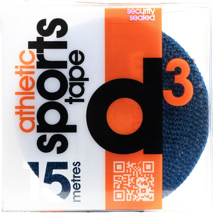 D3 Athletic Sports Tape 15 Metre Roll Each