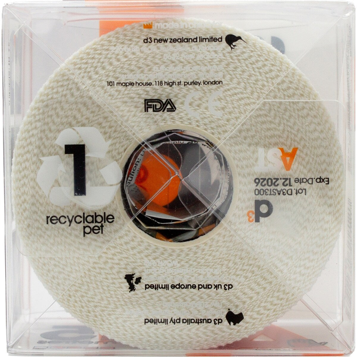 D3 Athletic Sports Tape 15 Metre Roll Each