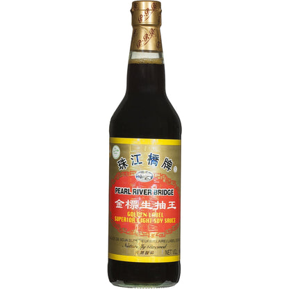 Pearl River Bridge Soy Sauce Gold Label 600mL