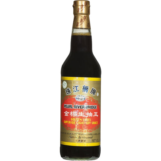 Pearl River Bridge Soy Sauce Gold Label 600mL
