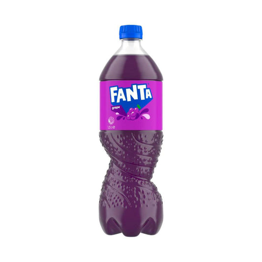 Fanta Grape Soft Drink Bottle - 1.25L