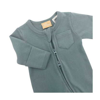 Love All Ways Jersey Romper Sea Foam Green 0-3 Months - 1 pack