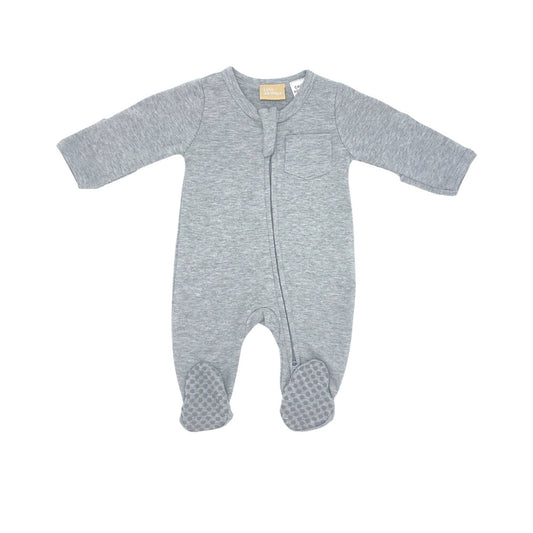Love All Ways Jersey Romper - Grey Merle - Newborn - 1 pack