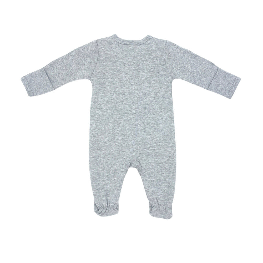Love All Ways Jersey Romper - Grey Merle - 0-3 Months - 1 pack