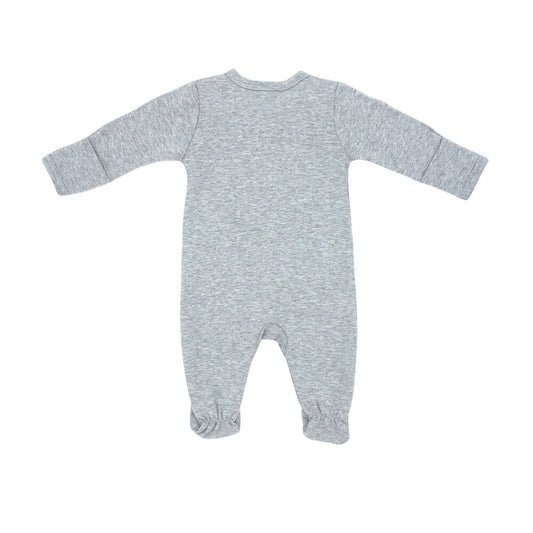 Love All Ways Jersey Romper - Grey Merle - 0-3 Months - 1 pack
