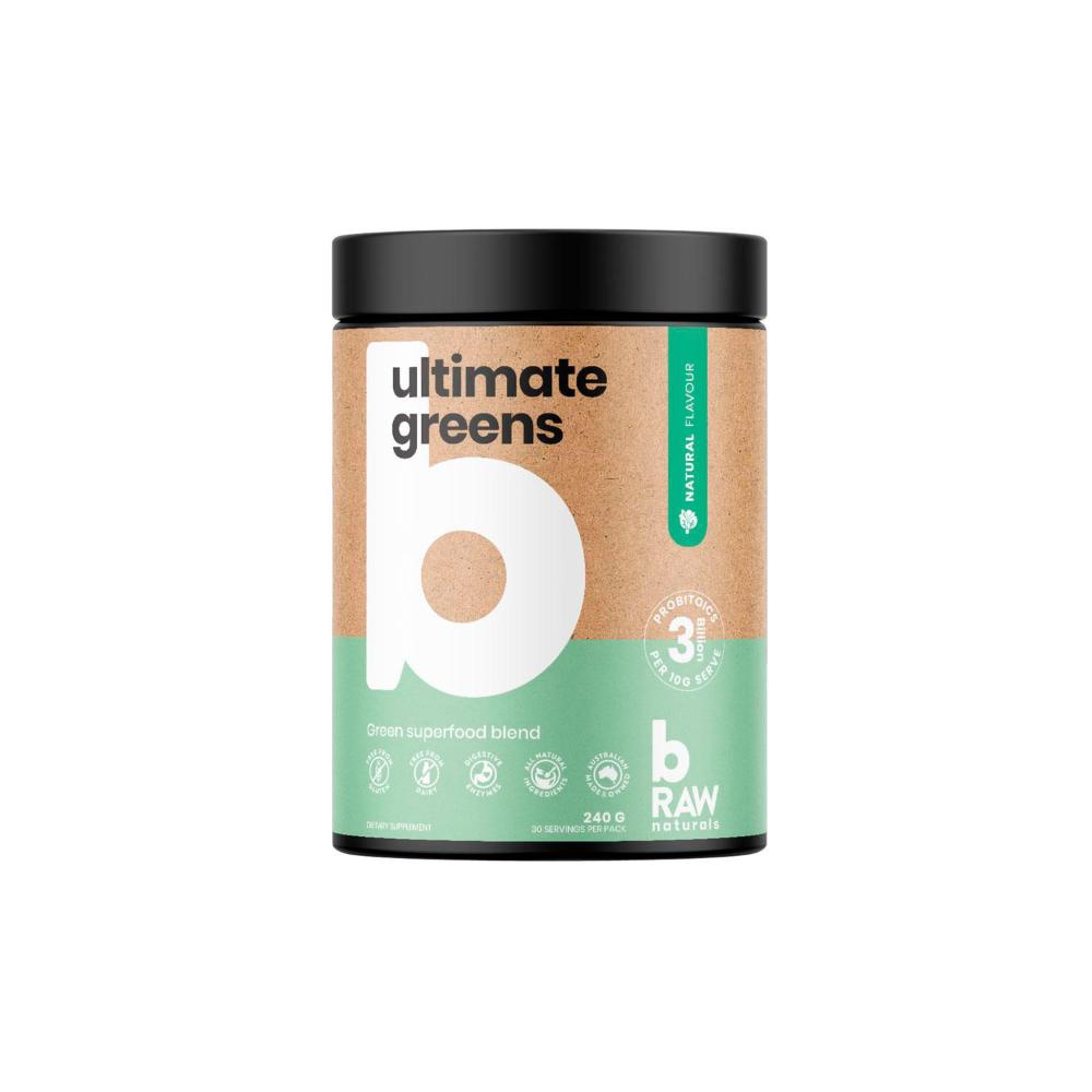 Braw Ultimate Greens + 30 Serves Natural - 300g