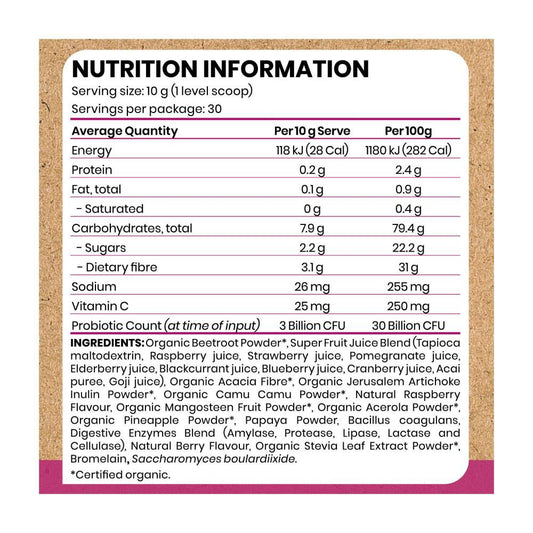 Braw Ultimate Reds + 30 Serves Berry - 300g