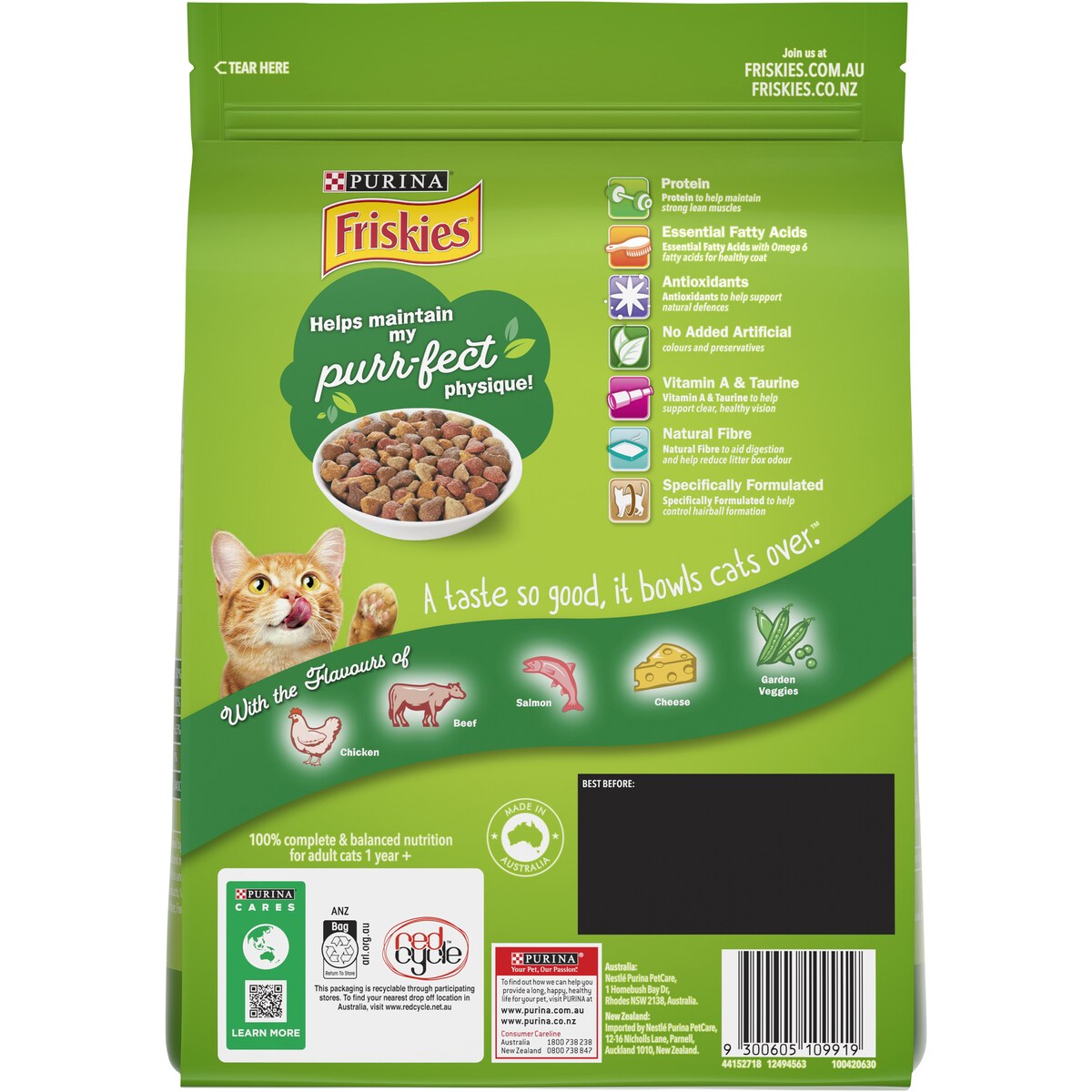 Friskies Adult Indoor Delights Dry Cat Food 1kg