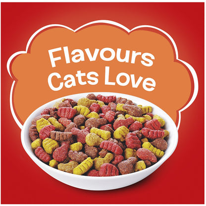 Friskies Adult Meaty Grills Dry Cat Food 1kg