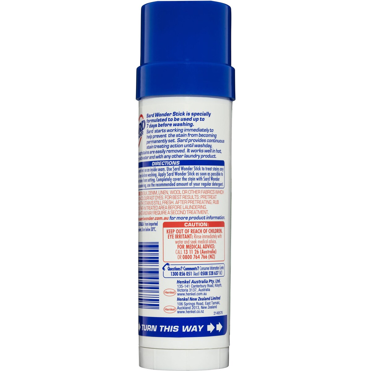 Sard Stain Remover Stick Each