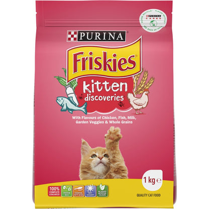 Friskies Kitten Kitten Discoveries Dry Cat Food 1kg