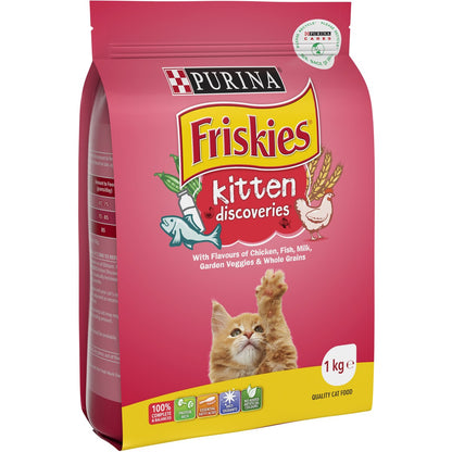 Friskies Kitten Kitten Discoveries Dry Cat Food 1kg