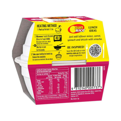 Sunrice Microwave Jasmine Rice Cup 2x125g
