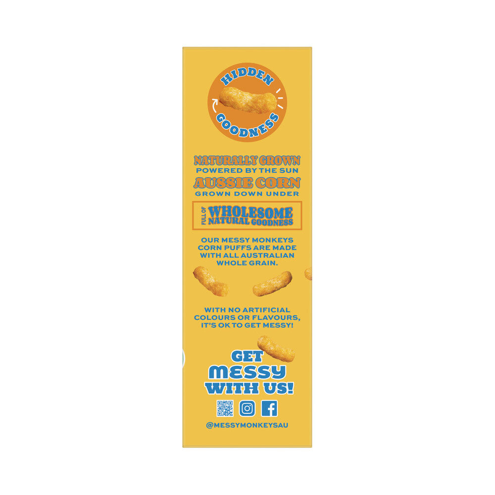 Messy Monkey Cheese Puffs - 102g