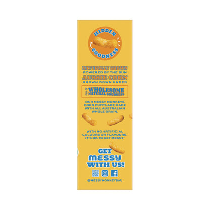 Messy Monkey Cheese Puffs - 102g