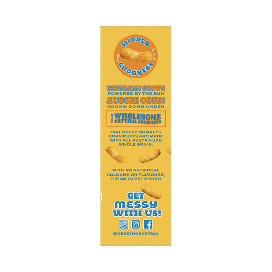 Messy Monkey Cheese Puffs - 102g