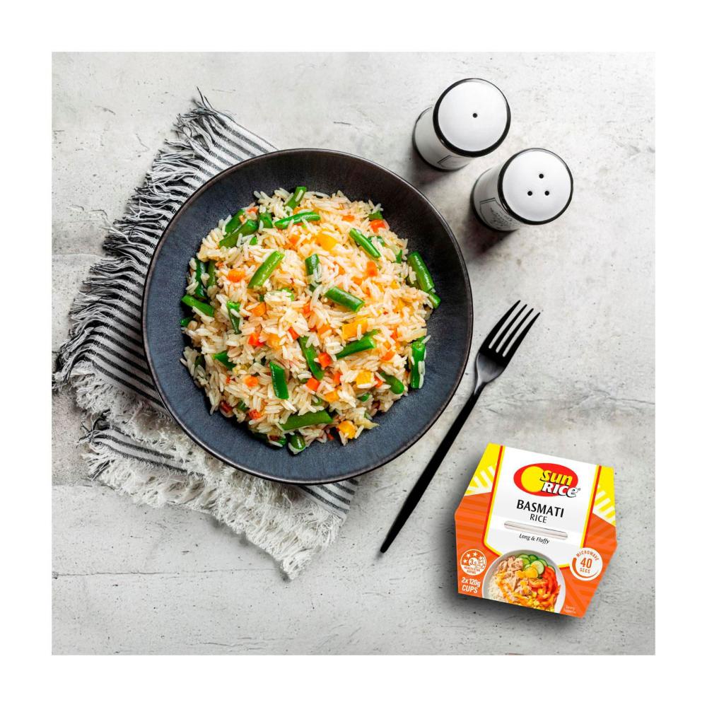 Sunrice Microwave Basmati Rice Cup 2x120g