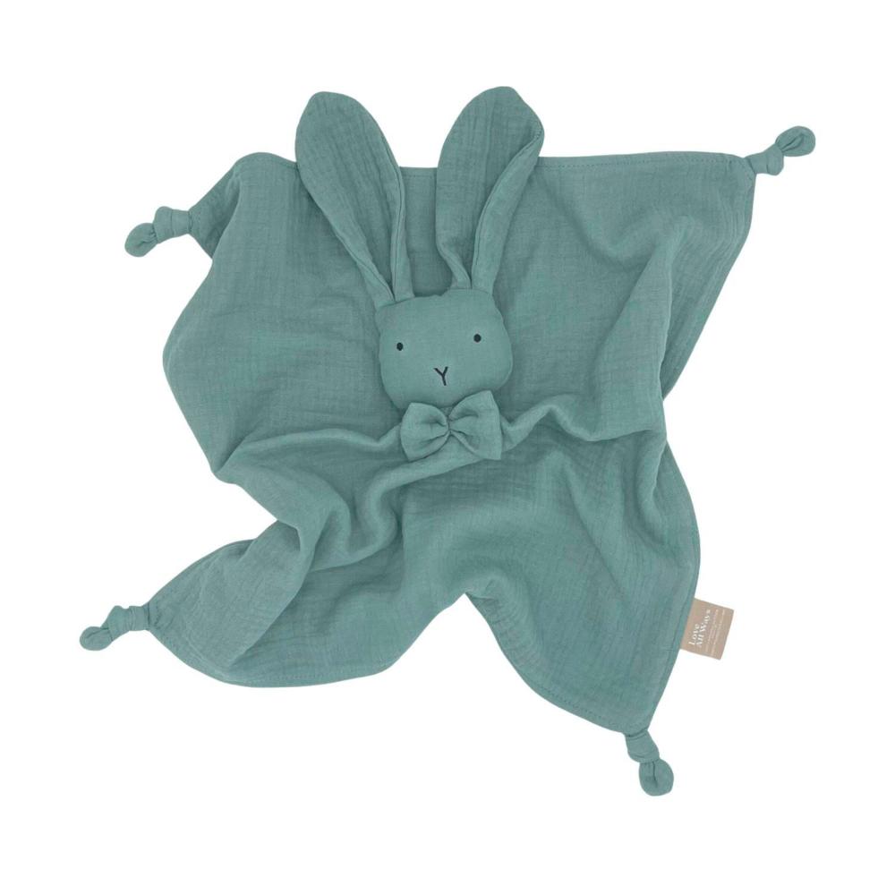 Love All Ways Organic Bunny Comforter Sea Foam Green - 1 pack