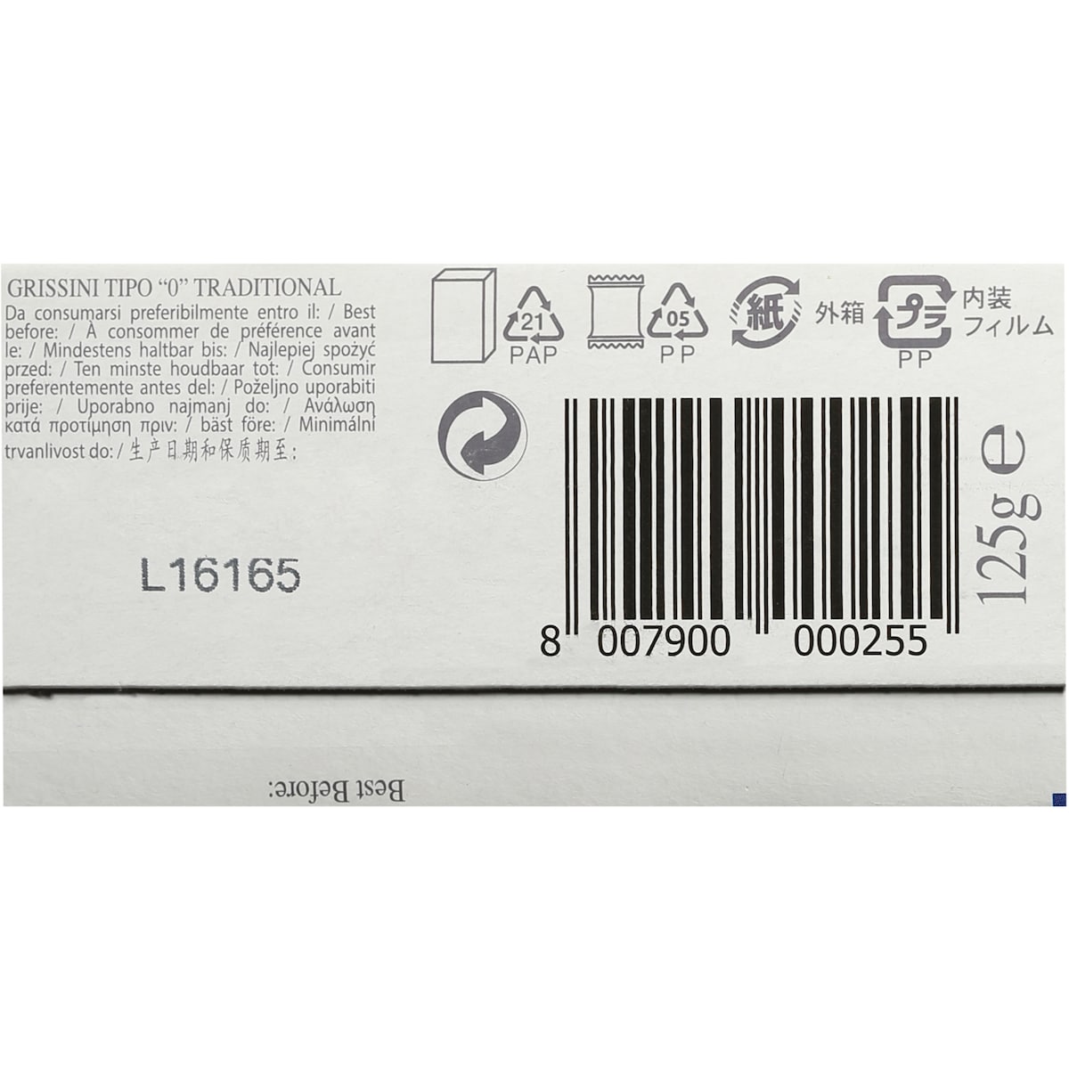 Vita Vigor Grissini Bread Sticks 125g