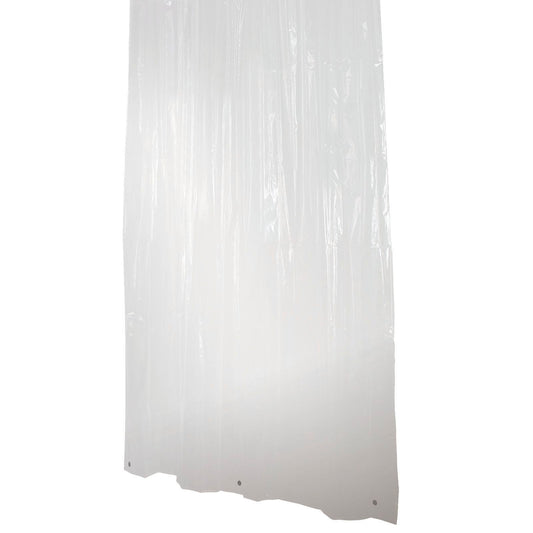 Barelli Crystal Clear Peva Shower Curtain 180 x 180cm 12 Rings