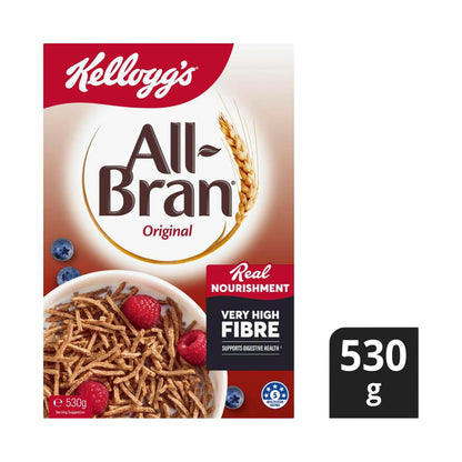 Kellogg's All-bran Original High Fibre Breakfast Cereal - 530g