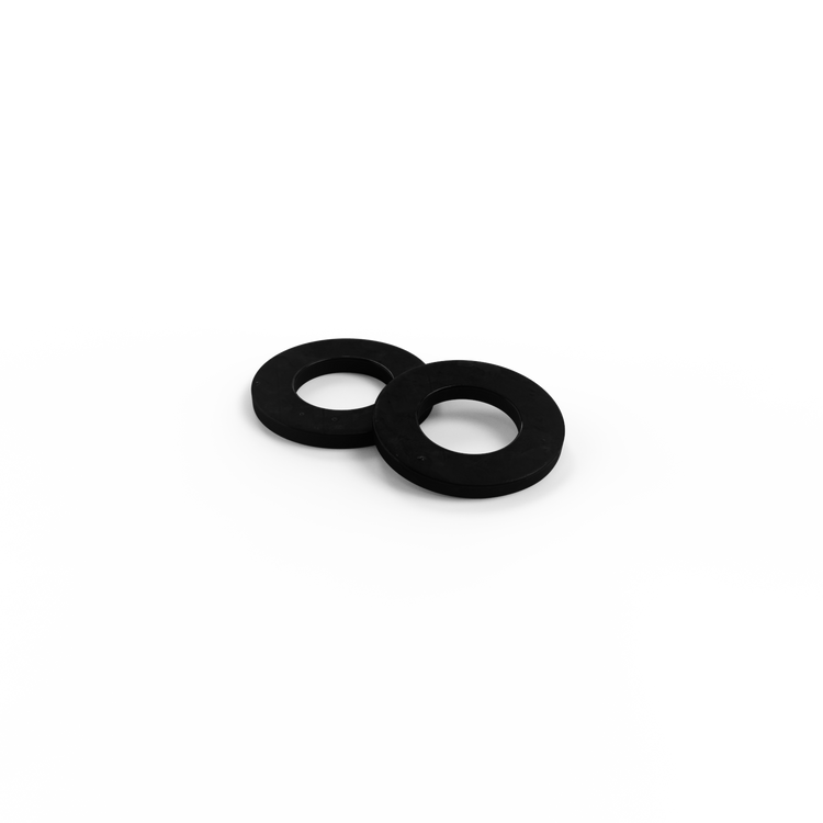 Zenith M10 Hot Dipped Galvanised Black Flat Round Washers Each