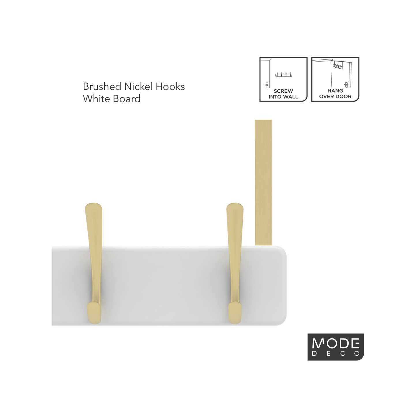 Mode Over Door Hanger - 4 Hooks - 450 x 70mm