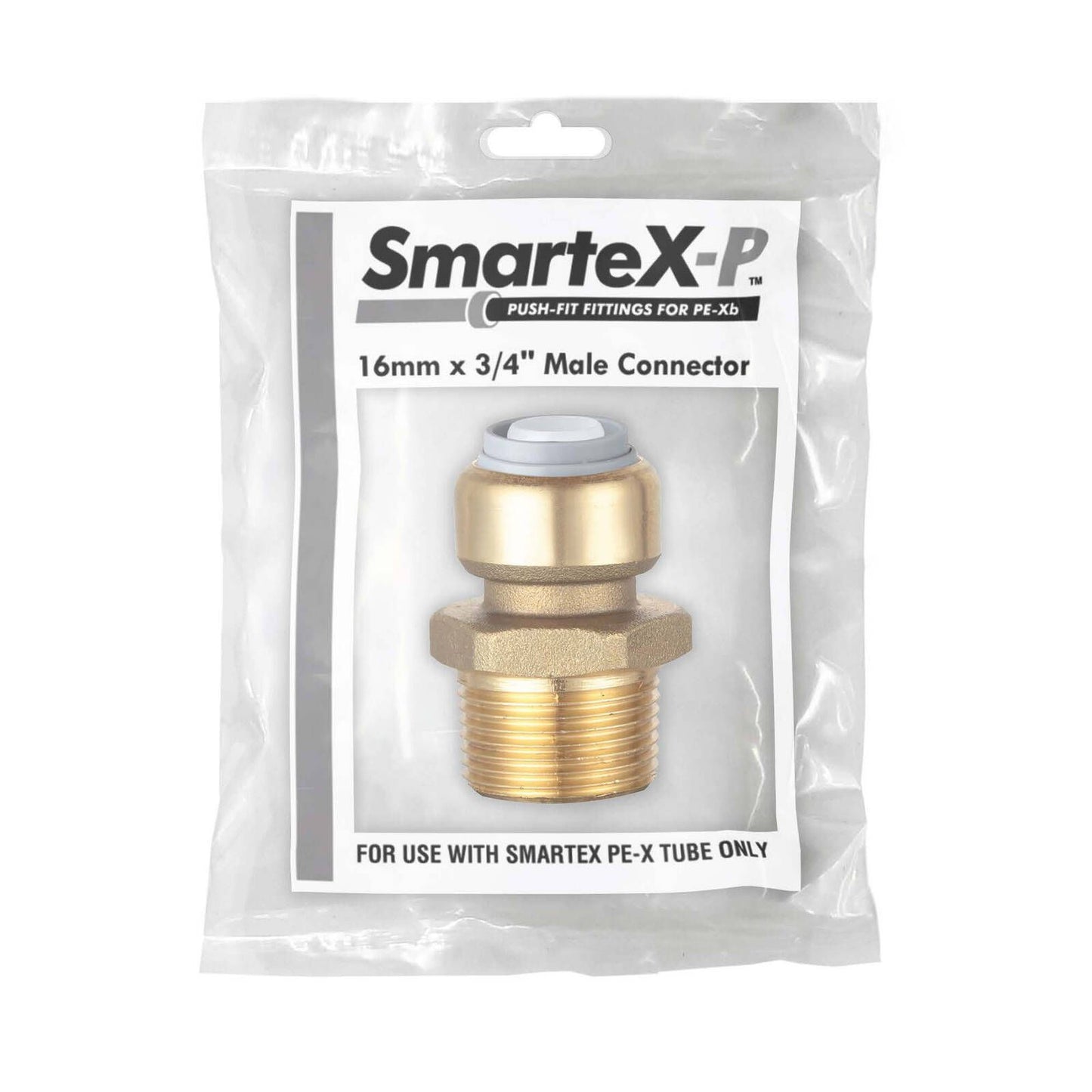 Smartex Pex Male Connector - 16 x 20mm