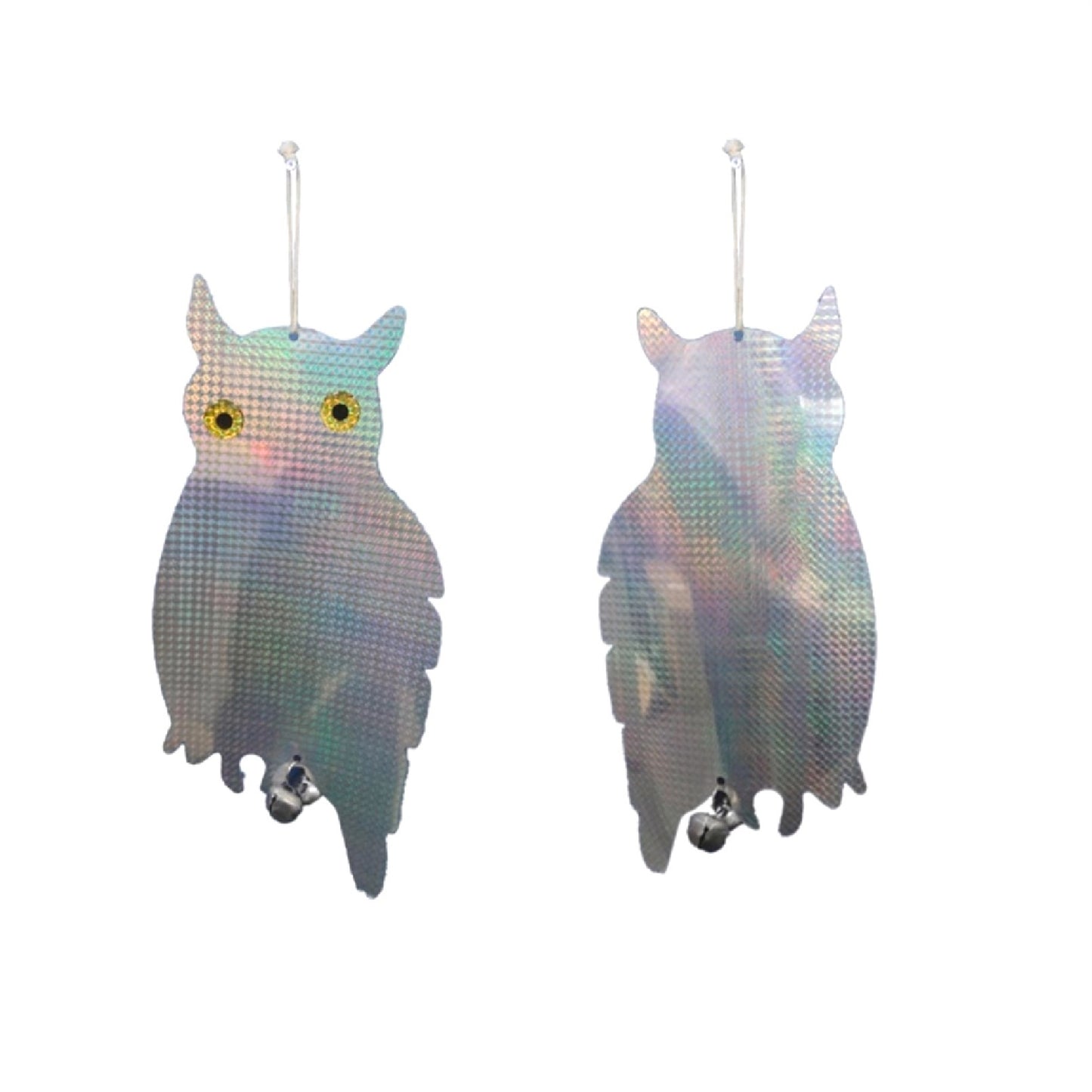 Bird Scarer Hanging Owls - 3 Pack