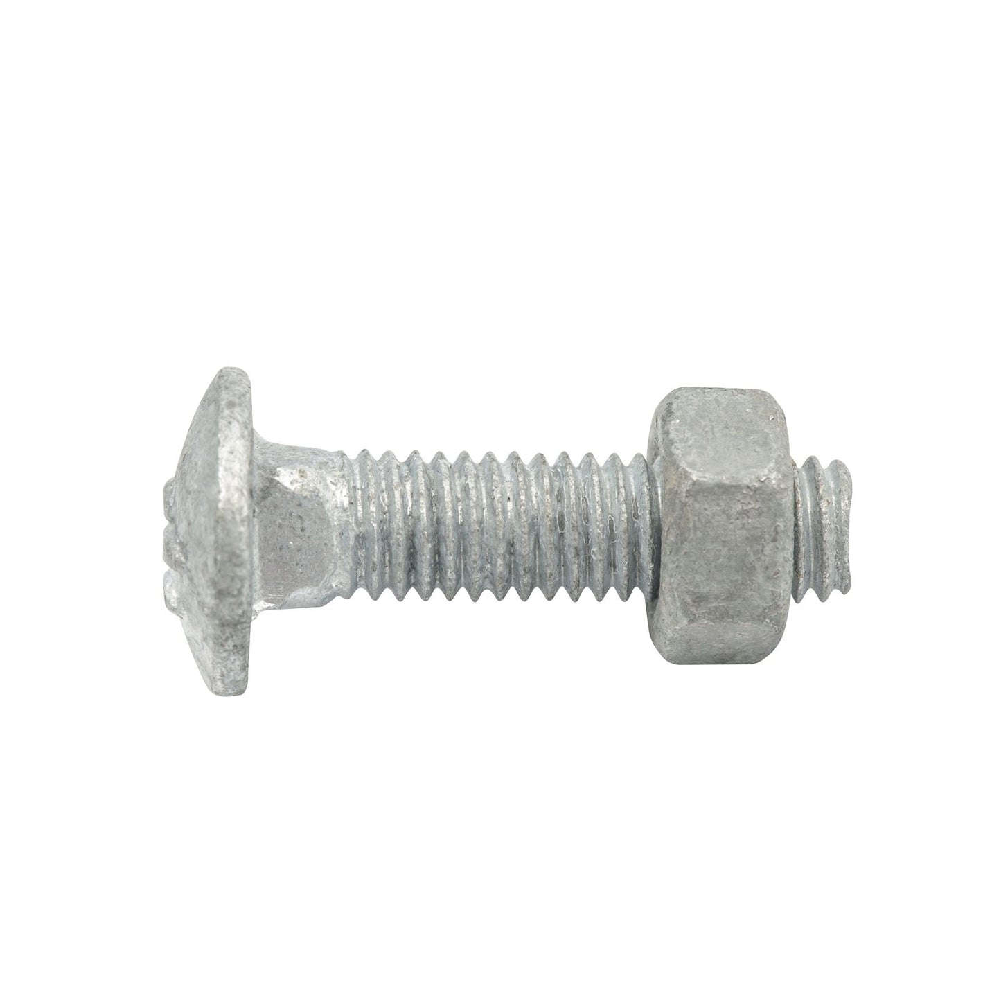 Zenith M6 x 25mm - Hot Dip Galvanised Cup Head Bolts & Nuts - 25 Pack