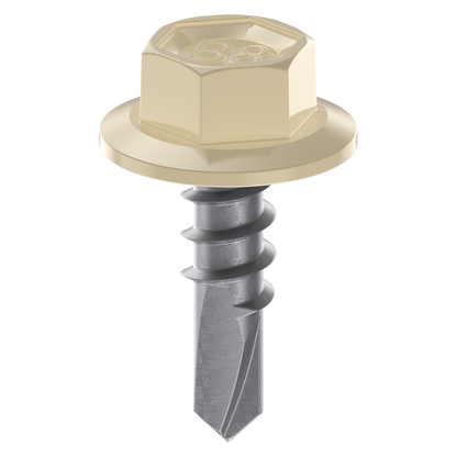 Bremick PA Metal Hex Screw - 10g x 16mm - 100 Pack