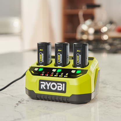 Ryobi USB Lithium 3 Port Charger - 3A