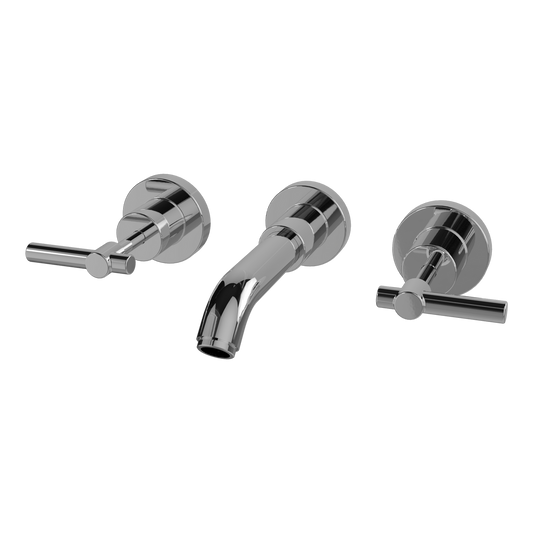 Ezyfix Chrome Lever Bath Tap Set Lead Free Easy DIY Install Kit