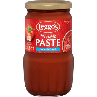 Leggos Tomato Paste Triple Concentrate No Added Salt 500g