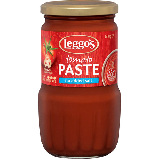 Leggos Tomato Paste Triple Concentrate No Added Salt 500g