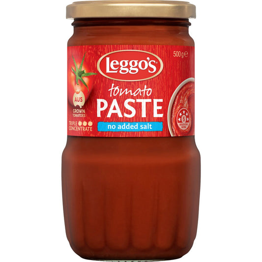 Leggos Tomato Paste Triple Concentrate No Added Salt 500g
