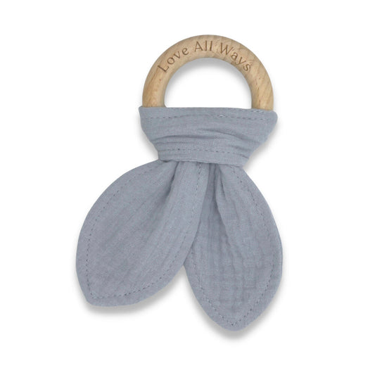 Love All Ways Organic Beechwood Teether Grey - 1 pack