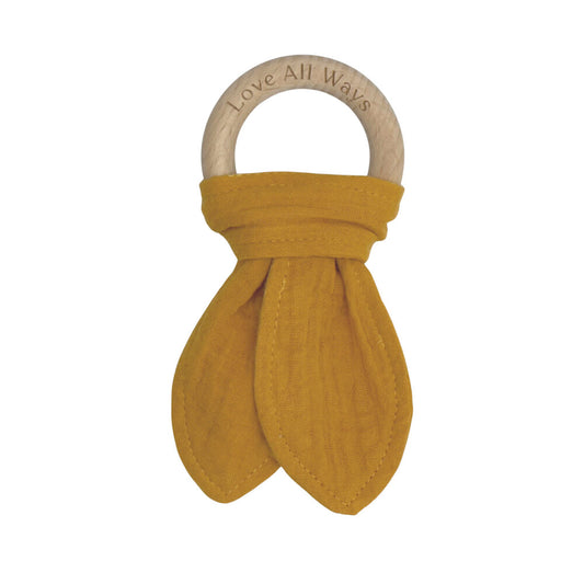 Love All Ways Organic Beechwood Teether Bronze - 1 pack