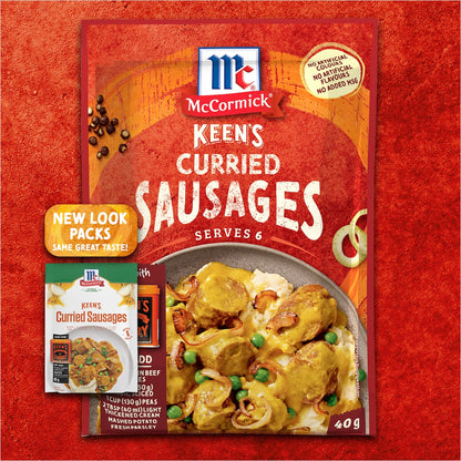Mccormick Keens Curried Sausages 40g