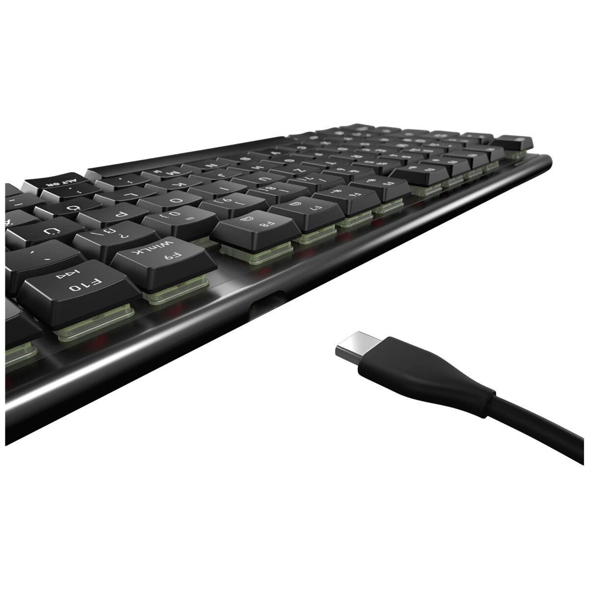 CHERRY MX 10.0 RGB Black Gaming Keyboard MX Low Profile Red Switch