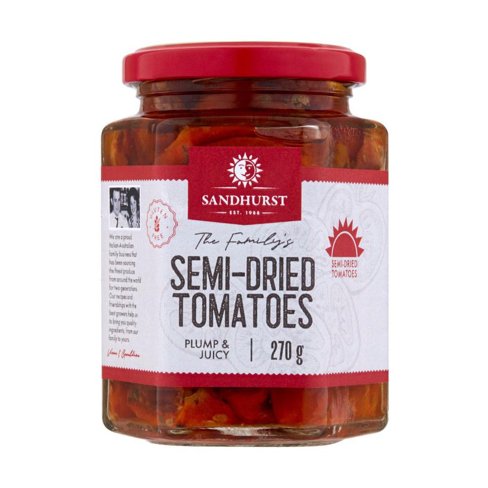 Sandhurst Semi Sundried Tomatoes - 270g