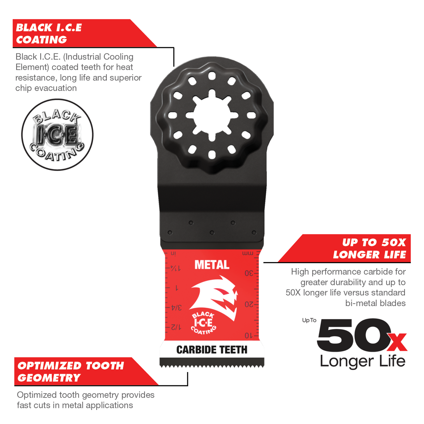 Diablo Starlock Carbide Multi Tool Blade for Metal - 32mm